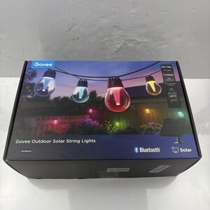 Govee Outdoor Solar String Lights 33ft 8 LED Bulbs Bluetooth App Control IP67